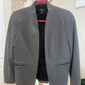 J. Crew Open Front Blazer / Grey / Size 6